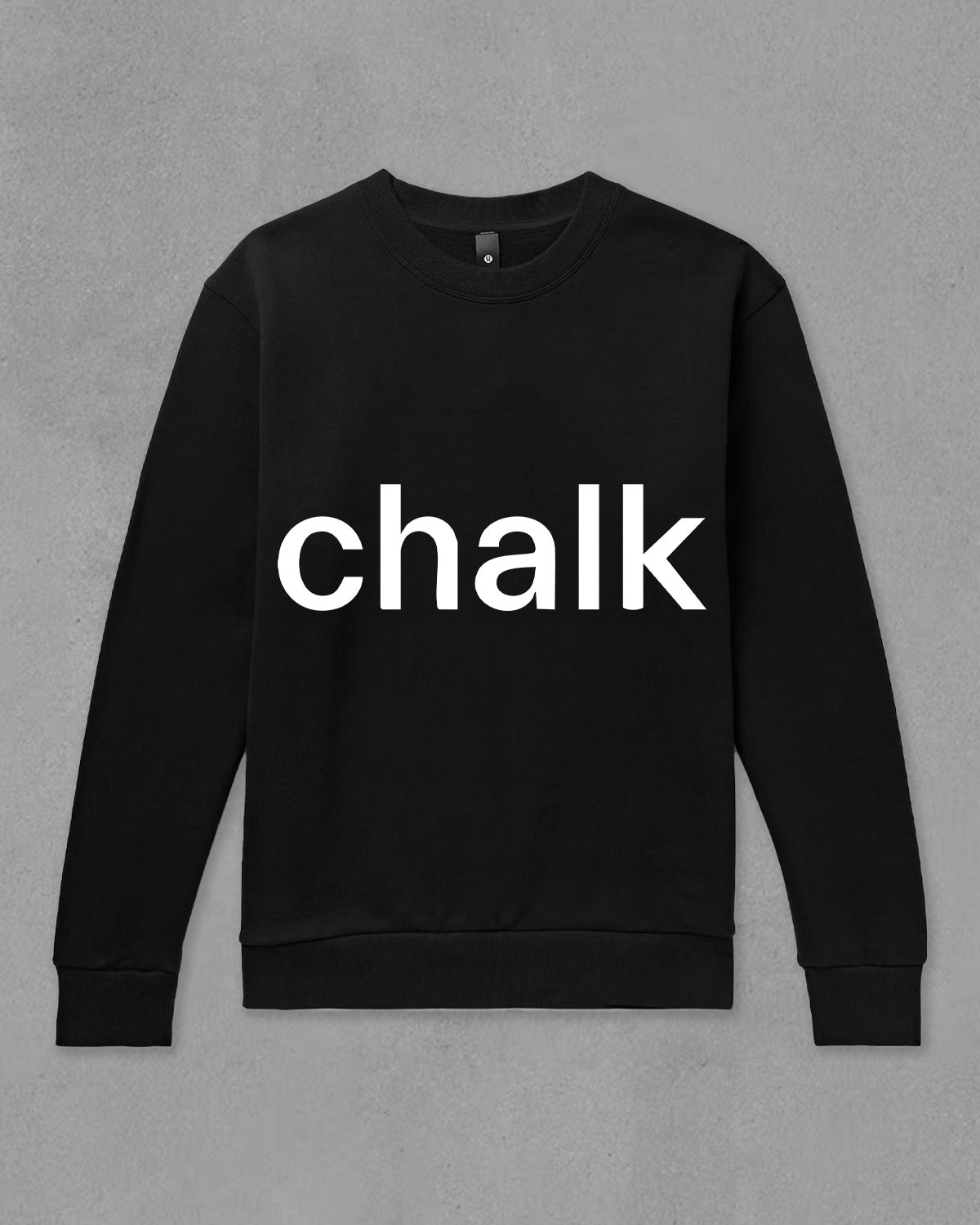 Chalk Big Logo lululemon Sweatshirt - Black