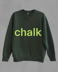 Chalk Big Logo lululemon Sweatshirt - Forest Green