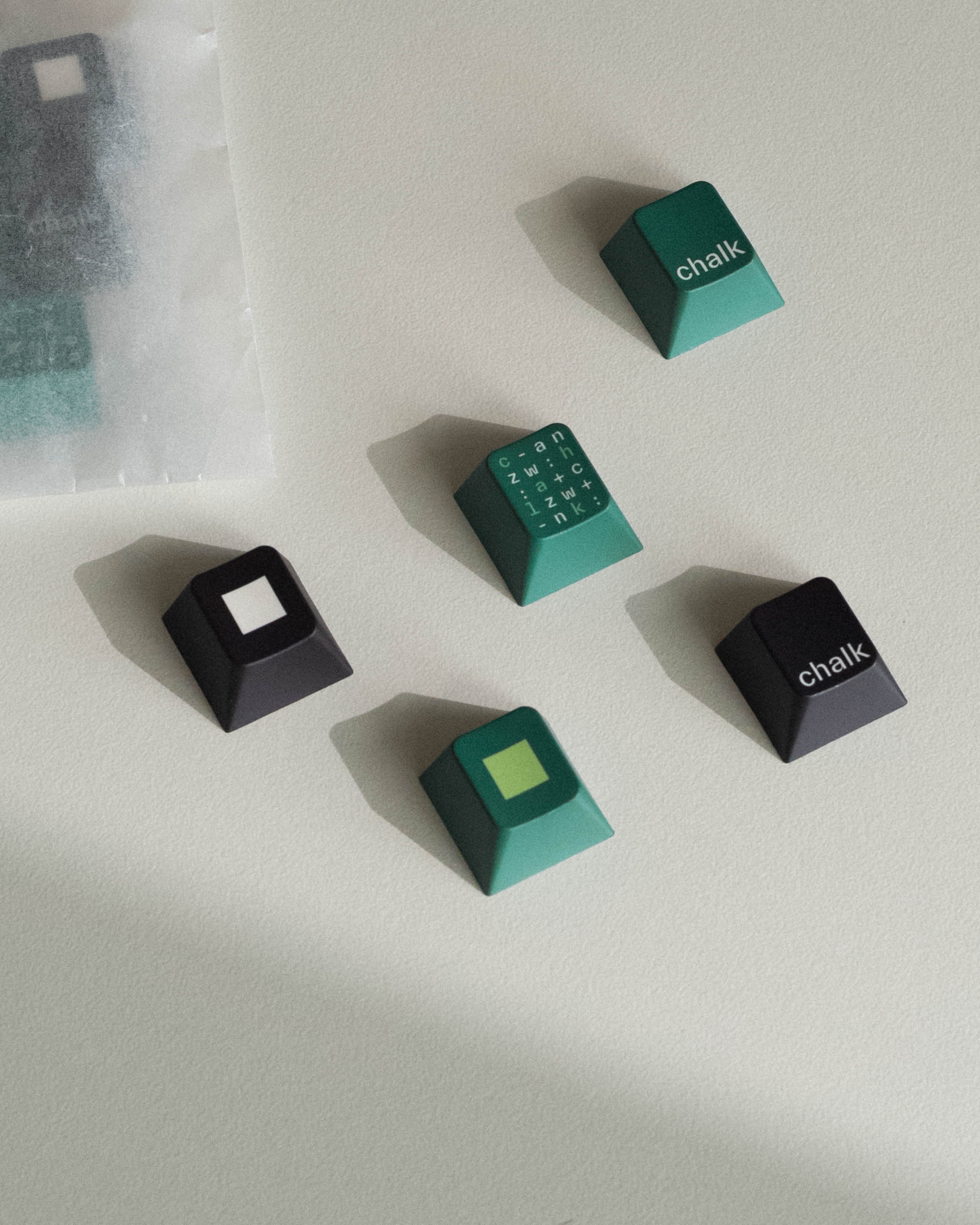 Yuzu 5 Pack Chalk Keycaps